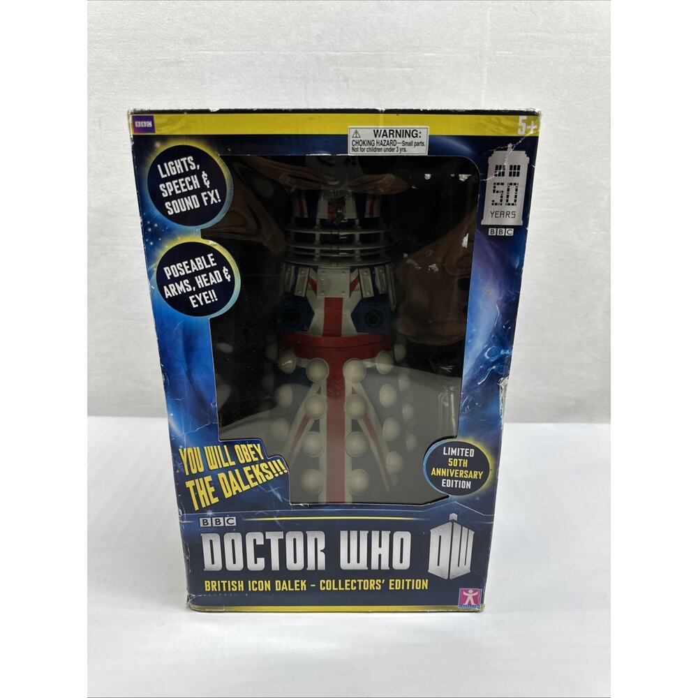 Doctor Who British Icon Dalek - Collector's Edition - Unopened US Shipping
